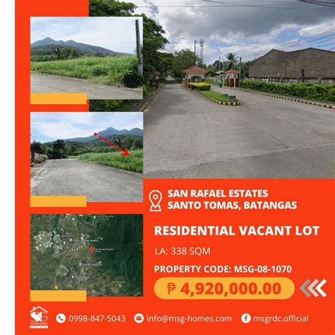 sto tomas village 4|Lot vacant sto tomas batangas .